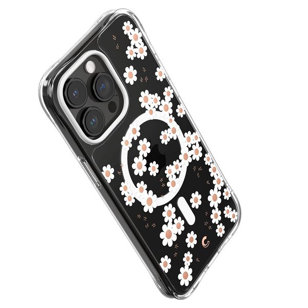 thiki spigen cyrill cecile iphone 15 pro max white daisy 5