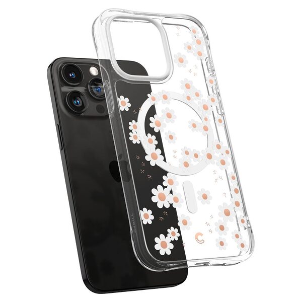 thiki spigen cyrill cecile iphone 15 pro max white daisy 6