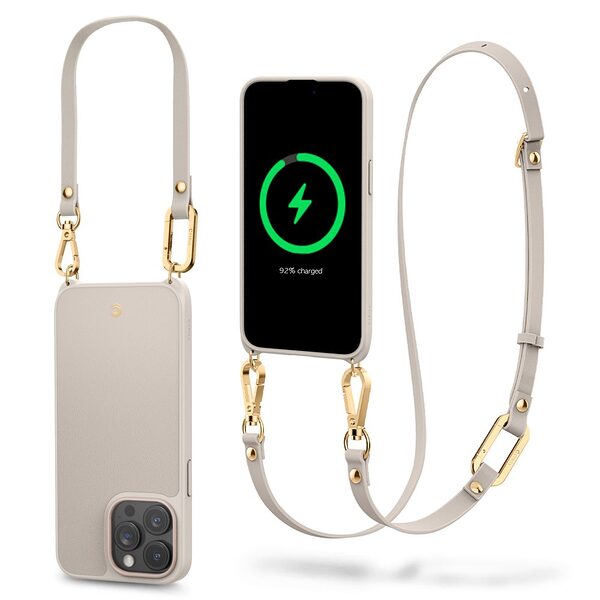 thiki spigen cyrill classic charm iphone 15 pro cream 7