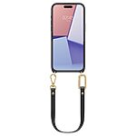 Spigen® Cyrill Classic Charm για iPhone 15 Pro Max: Κομψή Θήκη με Λουράκι, Μείγμα Σιλικόνης για Υψηλή Προστασία και Αισθητική – Black - Image 3