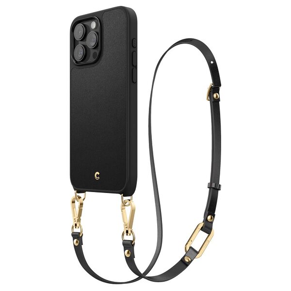 Spigen® Cyrill Classic Charm για iPhone 15 Pro Max: Κομψή Θήκη με Λουράκι, Μείγμα Σιλικόνης για Υψηλή Προστασία και Αισθητική – Black - Image 6