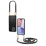 Spigen® Cyrill Classic Charm για iPhone 15 Pro Max: Κομψή Θήκη με Λουράκι, Μείγμα Σιλικόνης για Υψηλή Προστασία και Αισθητική – Black - Image 7