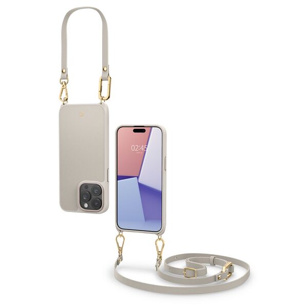 thiki spigen cyrill classic charm iphone 15 pro max cream 6