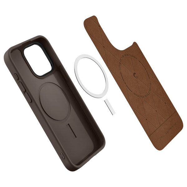 thiki spigen cyrill kajuk magsafe iphone 15 pro saddle brown 7