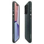 Spigen® Liquid Air για iPhone 15 Pro Max: Λεπτή Θήκη Σιλικόνης με αντικραδασμικές γωνίες, και Ανθεκτικό Premium TPU – Abyss Green - Image 7