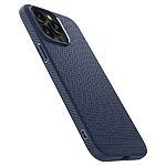 Spigen® Liquid Air για iPhone 15 Pro: Λεπτή Θήκη Σιλικόνης με αντικραδασμικές γωνίες, και Ανθεκτικό Premium TPU – Navy Blue - Image 8