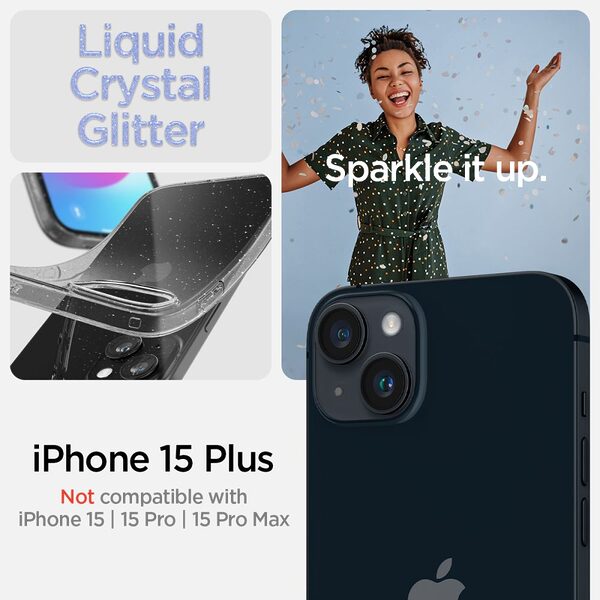 thiki spigen liquid crystal iphone 15 plus glitter crystal 8