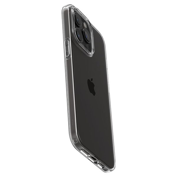 Spigen® Liquid Crystal για iPhone 15 Pro: Λεπτή Θήκη Σιλικόνης από Ανθεκτικό TPU, με Αντικραδασμικές Ζώνες – Crystal Clear - Image 7