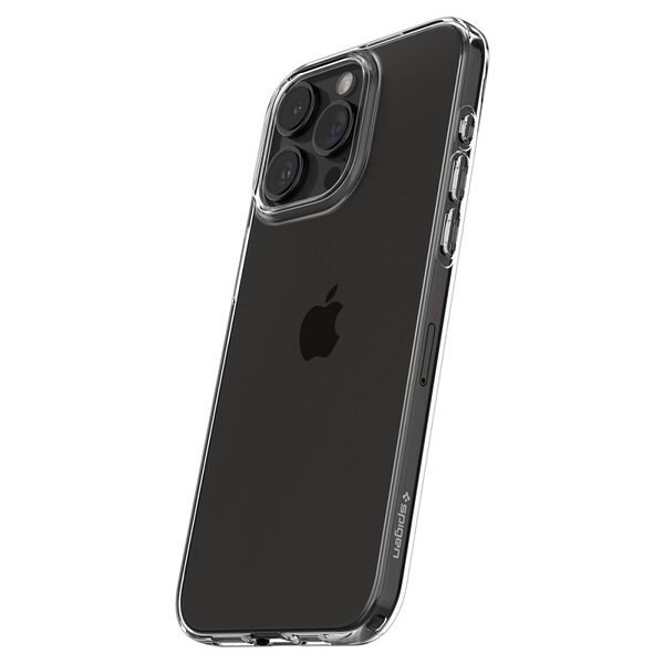 Spigen® Liquid Crystal για iPhone 15 Pro Max: Λεπτή Θήκη Σιλικόνης από Ανθεκτικό TPU, με Αντικραδασμικές Ζώνες – Crystal Clear - Image 7