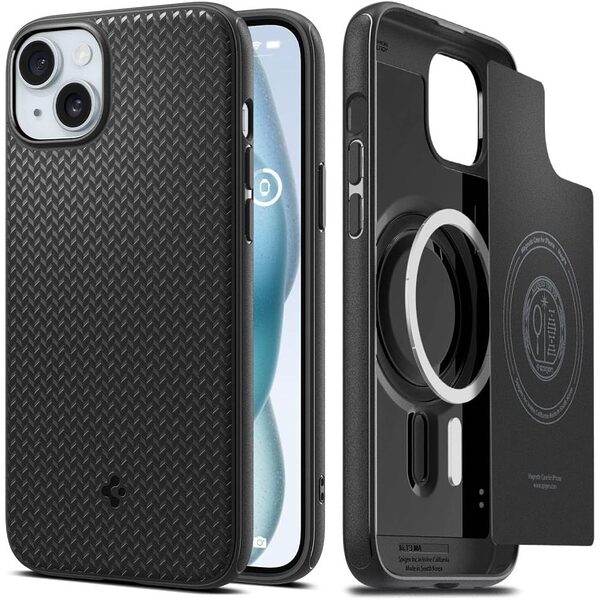 Spigen® Mag Armor MagFit για iPhone 15: Λεπτή Θήκη Σιλικόνης