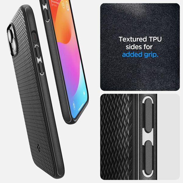 Spigen® Mag Armor MagFit για iPhone 15: Λεπτή Θήκη Σιλικόνης, Ανθεκτική από Premium TPU, Με Άψογη Εφαρμογή – Matte Black - Image 8