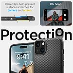 Spigen® Mag Armor MagFit για iPhone 15: Λεπτή Θήκη Σιλικόνης, Ανθεκτική από Premium TPU, Με Άψογη Εφαρμογή – Matte Black - Image 9