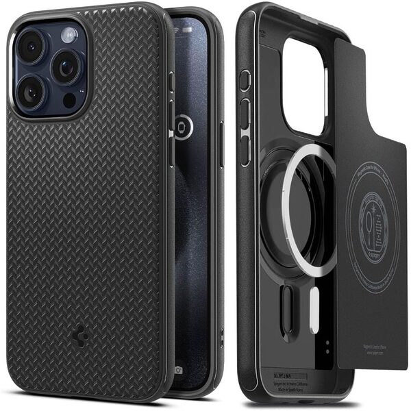 Spigen® Mag Armor MagFit για iPhone 15 Pro: Λεπτή Θήκη Σιλικόνης