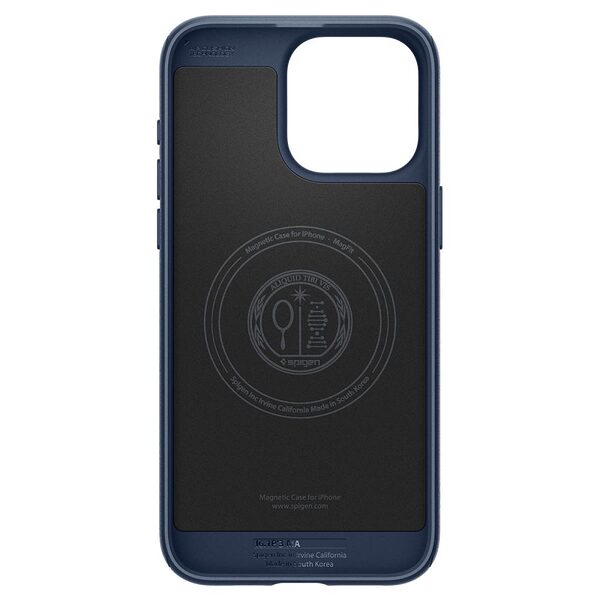 thiki spigen mag armor magfit iphone 15 pro navy blue 3