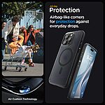 Spigen® Ultra Hybrid (MagFit) για iPhone 15 Pro: Θήκη MagSafe από Ανθεκτική Σιλικόνη με Πιστοποίηση Αντοχής MIL-STD 810G-516.6 – Frost Black - Image 8