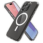Spigen® Ultra Hybrid (MagFit) για iPhone 15 Pro: Θήκη MagSafe από Ανθεκτική Σιλικόνη με Πιστοποίηση Αντοχής MIL-STD 810G-516.6 – Frost Clear - Image 6