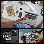 Spigen® Ultra Hybrid (MagFit) για iPhone 15 Pro Max: Θήκη MagSafe από Ανθεκτική Σιλικόνη με Πιστοποίηση Αντοχής MIL-STD 810G-516.6 – Carbon Fiber - Image 9