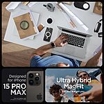 Spigen® Ultra Hybrid (MagFit) για iPhone 15 Pro Max: Θήκη MagSafe από Ανθεκτική Σιλικόνη με Πιστοποίηση Αντοχής MIL-STD 810G-516.6 – Frost Clear - Image 7