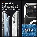 Spigen® Ultra Hybrid (MagFit) για iPhone 15 Pro Max: Θήκη MagSafe από Ανθεκτική Σιλικόνη με Πιστοποίηση Αντοχής MIL-STD 810G-516.6 – Frost Clear - Image 8