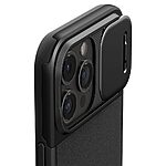 Spigen® Optik Armor για iPhone 15 Pro: Θήκη Σιλικόνης, Με Προστασία καμερών, Πιστοποίηση Αντοχής MIL-STD 810G-516.6 – Black - Image 6