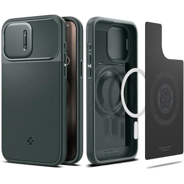Spigen® Optik Armor για iPhone 15 Pro Max: Θήκη Σιλικόνης