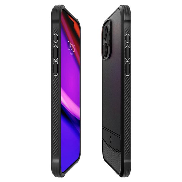 thiki spigen rugged armor iphone 15 pro max matte black 6