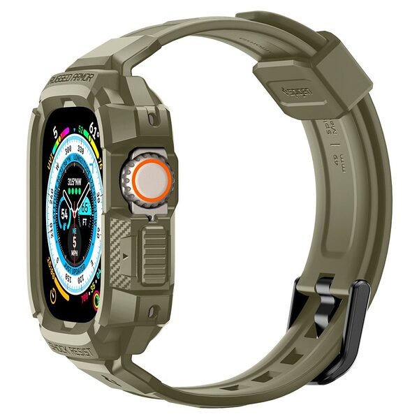 thiki spigen rugged armor pro watch ultra 49mm khaki 6