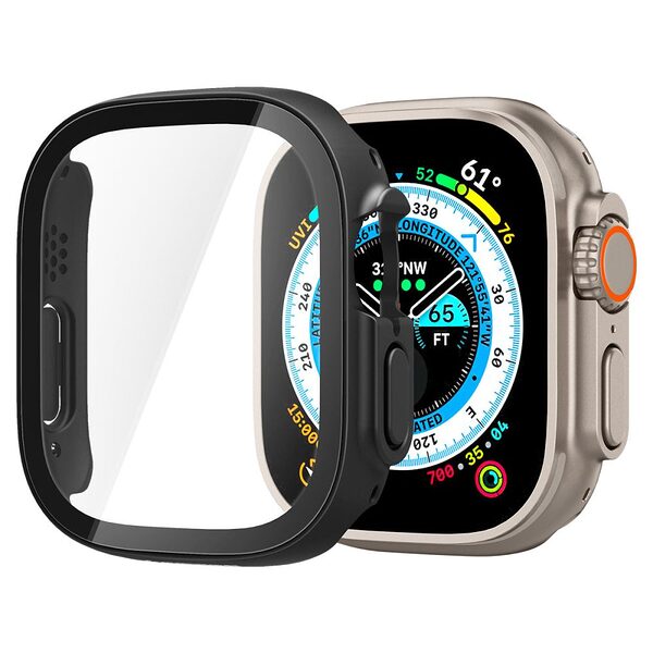 thiki spigen thin fit 360 watch 49mm screen protector black 8