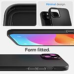 Spigen® Thin Fit για iPhone 15: Υπερ-Λεπτή, Ανθεκτική και Εύκαμπτη Θήκη (1,55mm), από Premium Πλαστικό – Black - Image 9