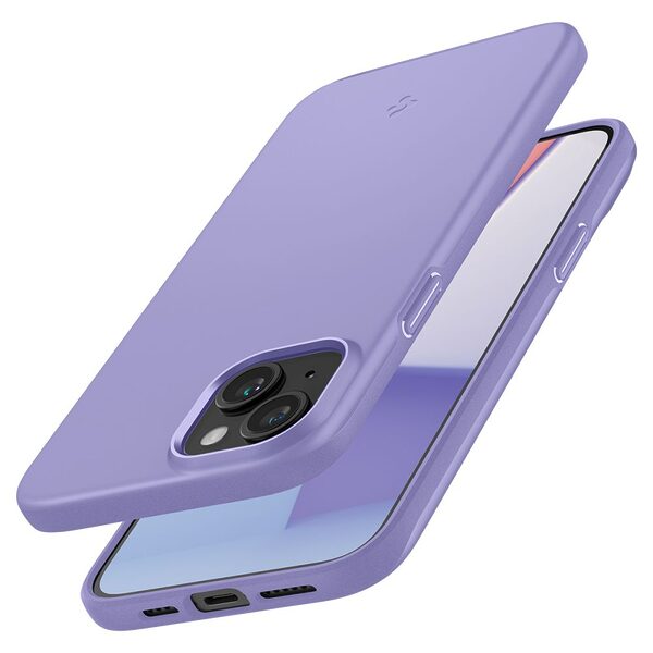 Spigen® Thin Fit για iPhone 15: Υπερ-Λεπτή, Ανθεκτική και Εύκαμπτη Θήκη (1,55mm), από Premium Πλαστικό – Iris Purple - Image 6