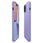 Spigen® Thin Fit για iPhone 15: Υπερ-Λεπτή, Ανθεκτική και Εύκαμπτη Θήκη (1,55mm), από Premium Πλαστικό – Iris Purple - Image 7
