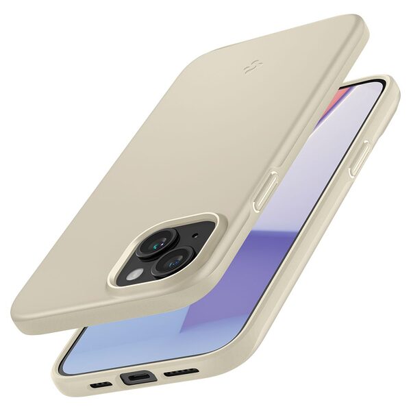 thiki spigen thin fit iphone 15 mutte beige 5