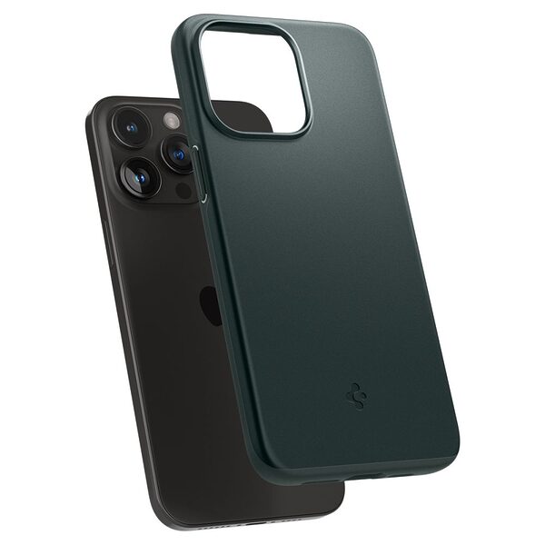 thiki spigen thin fit iphone 15 pro max abyss green 7