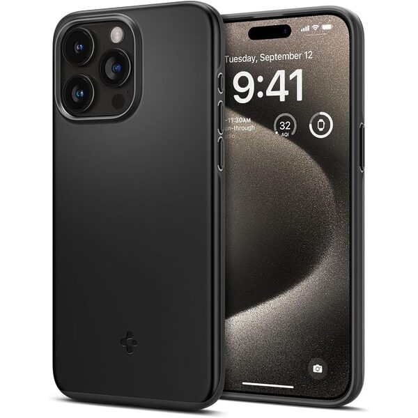 Spigen® Thin Fit για iPhone 15 Pro Max: Υπερ-Λεπτή