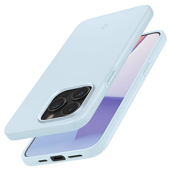 Spigen® Thin Fit για iPhone 15 Pro: Υπερ-Λεπτή, Ανθεκτική και Εύκαμπτη Θήκη (1,55mm), από Premium Πλαστικό – Mutte Blue - Image 6