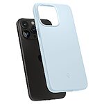 Spigen® Thin Fit για iPhone 15 Pro: Υπερ-Λεπτή, Ανθεκτική και Εύκαμπτη Θήκη (1,55mm), από Premium Πλαστικό – Mutte Blue - Image 8