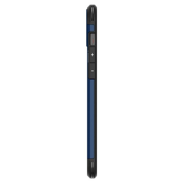 Spigen® Tough Armor Mag για iPhone 15: Υβριδική Θήκη MagSafe με Πιστοποίηση Αντοχής MIL-STD 810G-516.6, Ενσωματωμένη Βάση – Navy Blue - Image 4