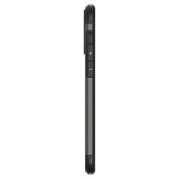 Spigen® Tough Armor Mag για iPhone 15 Pro Max: Υβριδική Θήκη MagSafe με Πιστοποίηση Αντοχής MIL-STD 810G-516.6, Ενσωματωμένη Βάση – GunMettal - Image 4
