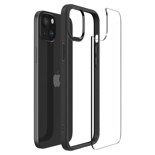 thiki spigen ultra hybrid iphone 15 matte black 6