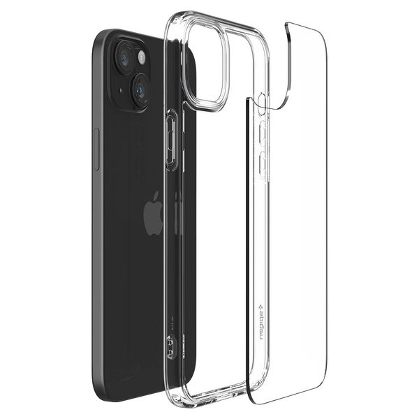 thiki spigen ultra hybrid iphone 15 plus crystal clear 6