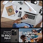 Spigen® Ultra Hybrid Mag για iPhone 15 Pro Max: Θήκη MagSafe από Ανθεκτική Σιλικόνη με Πιστοποίηση Αντοχής MIL-STD 810G-516.6 – Zero One - Image 9