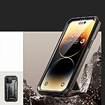 SUPCASE® Unicorn Beetle 360° Pro: Θήκη iPhone 15 Pro με Πρόσοψη Οθόνης, Κλιπ Ζώνης και Πιστοποίηση Αντοχής MIL-STD 810G-516.6 – Black - Image 4