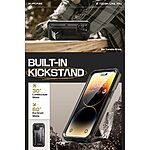 SUPCASE® Unicorn Beetle 360° Pro: Θήκη iPhone 15 Pro Max με Πρόσοψη Οθόνης, Κλιπ Ζώνης και Πιστοποίηση Αντοχής MIL-STD 810G-516.6 – Black - Image 4