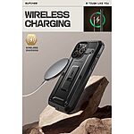 SUPCASE® Unicorn Beetle 360° Pro: Θήκη iPhone 15 Pro Max με Πρόσοψη Οθόνης, Κλιπ Ζώνης και Πιστοποίηση Αντοχής MIL-STD 810G-516.6 – Black - Image 6