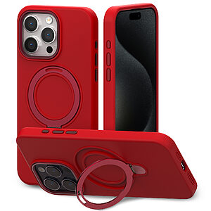 Θήκη Mercury Goospery® Magsafe Standing Silicone για iPhone 14 Pro Max κόκκινο