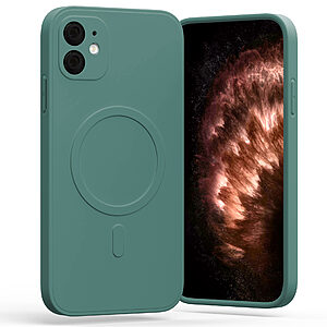 Θήκη Mercury Goospery® Semi Silicon MagSafe για iPhone 11 πράσινο