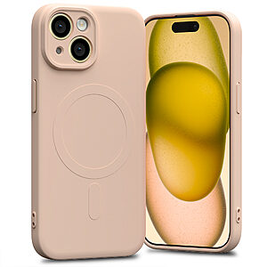 Θήκη Mercury Goospery® Semi Silicon MagSafe για iPhone 14 ροζ