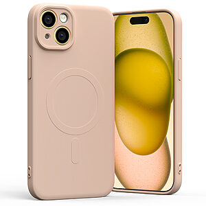 Θήκη Mercury Goospery® Semi Silicon MagSafe για iPhone 15 Plus ροζ