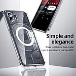 Θήκη Nothing Phone (2) Mad Mask Silicone Sockproof Frame συμβατό με MagSafe φορτιστή Transparent Πλάτη TPU μαύρο - Image 4