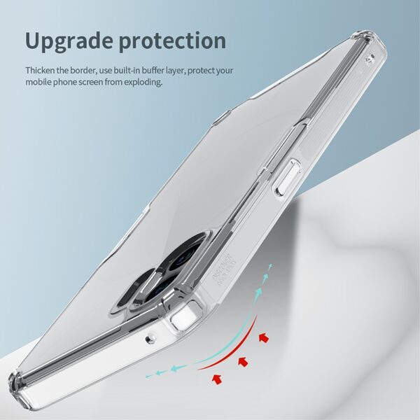 Θήκη Nothing Phone (2) NiLLkin Nature Pro Series Silicone Sockproof Transparent Πλάτη TPU - Image 4